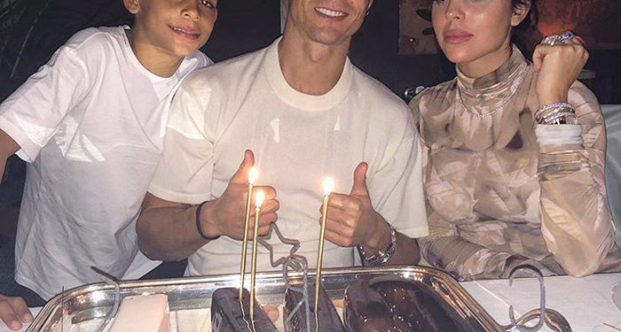 Georgina Rodríguez festeja a Cristiano Ronaldo en cumpleaños