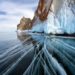 El misterio de los anillos de hielo en el lago Baikal en Rusia
