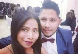 Aunque intentó ocultarlo, se captó a Yalitza con su novio