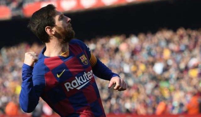 Messi se luce con póker y Barcelona aprieta en la cima de La Liga