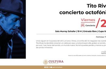 El artista sonoro Tito Rivas presentará performance inmversivo en la Fonoteca Nacional