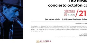 El artista sonoro Tito Rivas presentará performance inmversivo en la Fonoteca Nacional