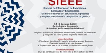 UASLP, organiza VI Seminario del Sistema de Información de Estudiantes Egresados y Empleadores (SIEEE)