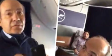 Ciudadano increpa a Felipe Calderón en vuelo: Me dará muchísimo gusto que lo lleven a juicio