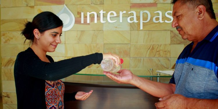 Interapas aplica medidas para evitar propagación de Covid-19