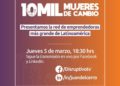 Hoy llega 10 Mil Mujeres de Cambio, iniciativa para inspirar a emprendedoras