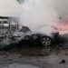 Arde vehículo abandonado en Celaya, Guanajuato