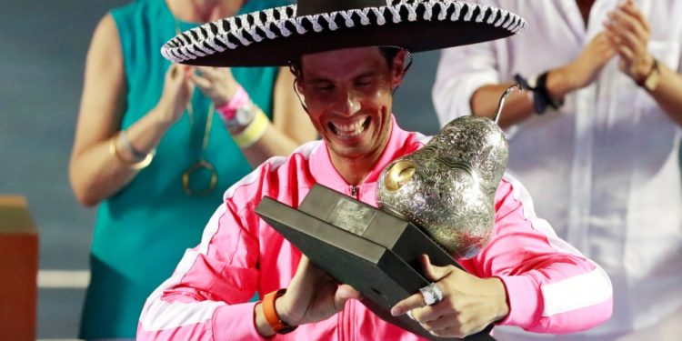 Rafael Nadal gana tercer título en Abierto Mexicano