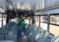 Se sanitiza el transporte urbano en SLP