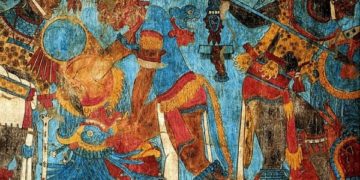Murales de Cacaxtla; milenarias imágenes del pasado de Mesoamérica