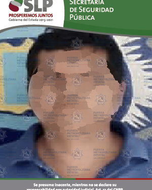Policías estatales detienen a sujeto con posesión de cristal