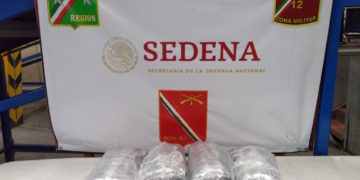 Personal militar aseguró más de 8 kilos de marihuana