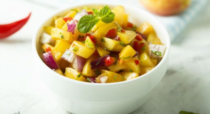 Ceviche vegano de mango, una saludable opción para esta semana santa
