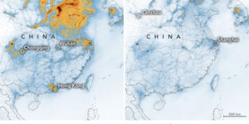 Contaminación disminuye significativamente en China por Coronavirus: NASA