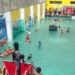 Presos convierten el patio de una cárcel en piscina