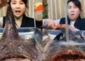 Mujer se graba cocinando un tiburón vivo y causa indignación en redes