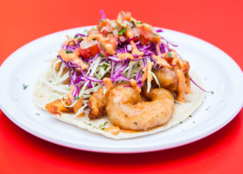 Tacos de camarón capeados estilo Sinaloa