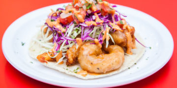 Tacos de camarón capeados estilo Sinaloa