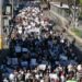 Marchan estudiantes en Puebla para exigir paz y justicia