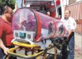 Crean en México cápsula para transportar a infectados de COVID-19