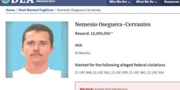 DEA ofrece 10 mdd por El Mencho