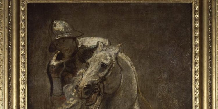 Roban retrato de Van Dyck de galería de la Universidad de Oxford