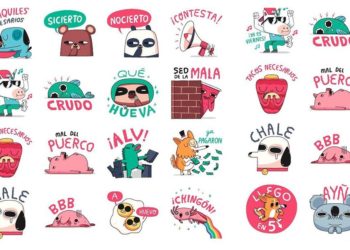 Los primeros stickers oficiales de WhatsApp para México
