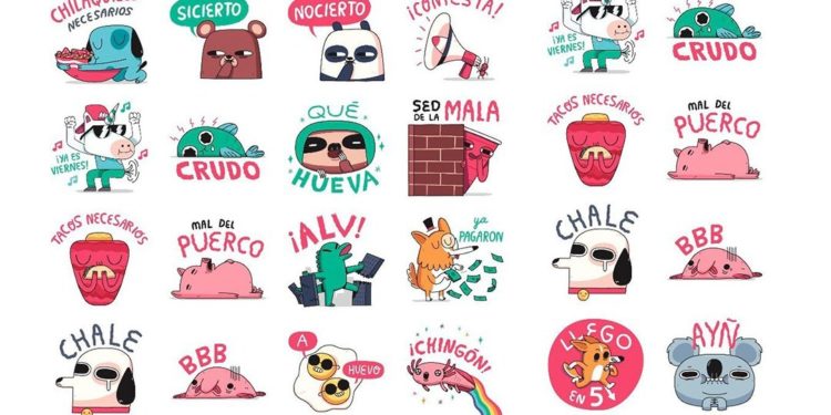 Los primeros stickers oficiales de WhatsApp para México