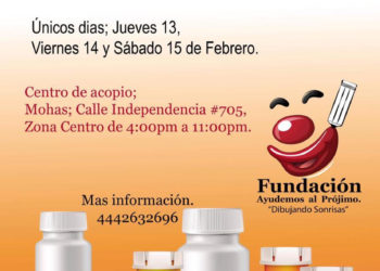 Colecta de medicamentos en favor de Salinas