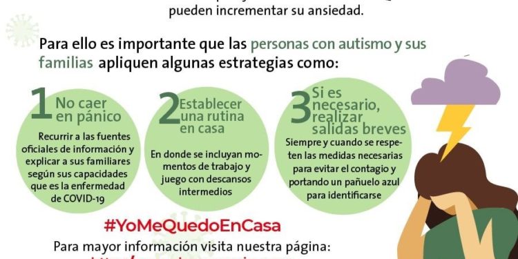 Se emiten recomendaciones a cuidadores de personas con TEA