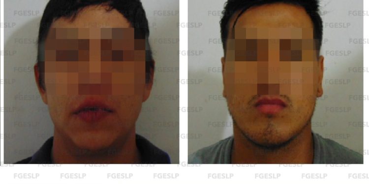 Detenidos dos probables partícipes de robo en tienda de celulares
