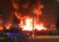 Fuerte Incendio en colonia Central de Abasto de CdMx