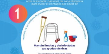 Indispensable aplicar medidas de higiene a las ayudas técnicas de personas con discapacidad