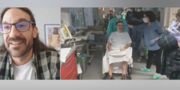 El paciente milagro: Así despertó Julio tras 57 días internado por Covid-19