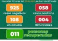 En SLP 58 casos de coronavirus y 4 defunciones