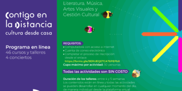 Actividades artísticas y talleres en línea del CEART