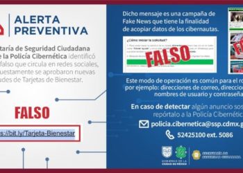 Policía Cibernética alerta sobre robo de datos por tarjeta Bienestar falsa