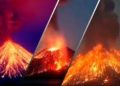 15 volcanes registran explosiones en una misma noche