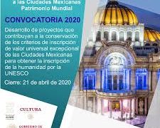COPOCYT invita al Programa de Apoyo a las Ciudades Mexicanas Patrimonio Mundial