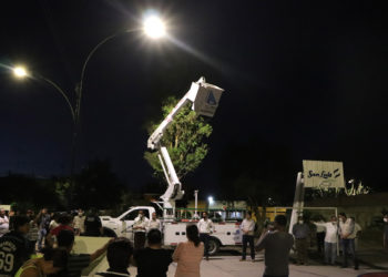 Nueva iluminación mejorará seguridad en municipio