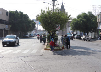 300 trabajadores temporales apoyan en imagen de la capital