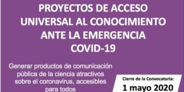 COPOCYT invita  a convocatoria de ‘Proyectos de acceso universal al conocimiento ante emergencia Covid-19’