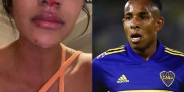 Sebastián Villa golpea violentamene a su pareja