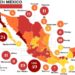 Mapa del coronavirus en México