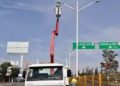 Arranca instalación de nuevas luminarias en Av. Salvador Nava