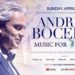 Andrea Bocelli ofrece concierto este domingo de Pascua desde la Catedral de Milán
