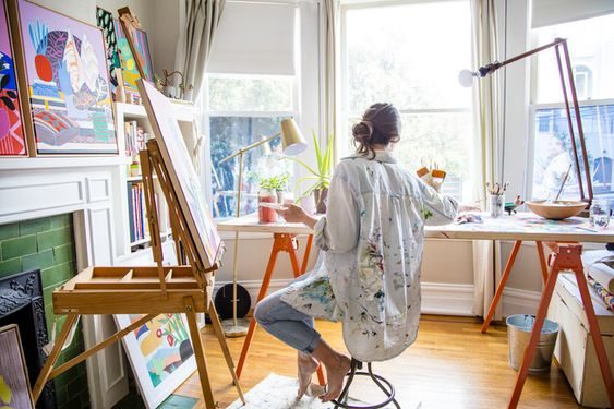 Estudio de arte en casa