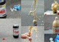 Coca-Cola y Mentos; explosiva mezcla