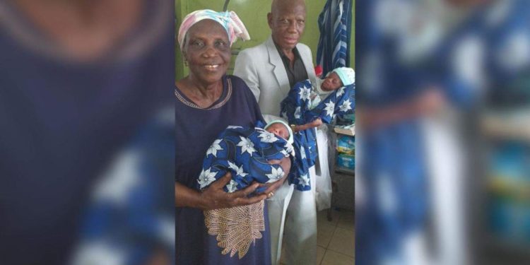 Increíble: Mujer de Nigeria tuvo gemelos a sus 68 años