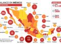 En México en una semana; mil 931 casos y 144 muertes